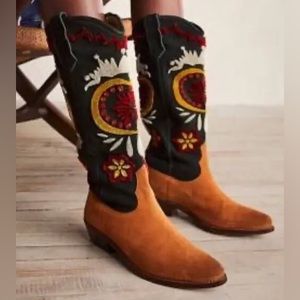 Free People Roundhouse Stitch Boots size EU41